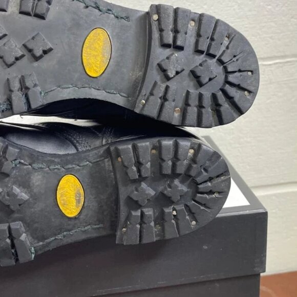 Corcoran Black Leather Military Jump Combat Boots Cap Toe Lace up Men's Size 9 D - Picture 13 of 13